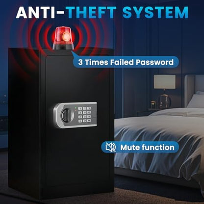 [2026 Upgraded] 35 Mins Heavy Duty Fireproof Safe, 7.5 Cuft Home Safe