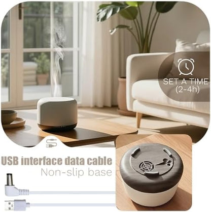 Essential Oil Diffuser, Ultrasonic Humidifier with LED Light