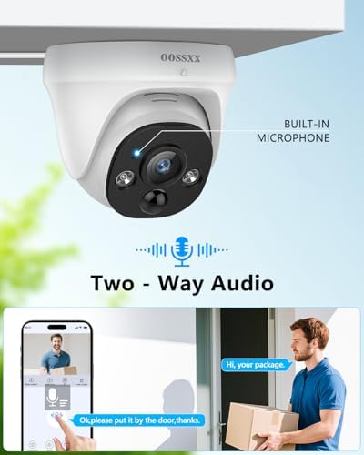 4K Wired Dome Cameras PoE IP Camera for Home Security Outdoor