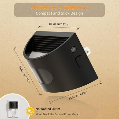 JandCase Motion Sensor Night Light, Night Lights Plug into Wall