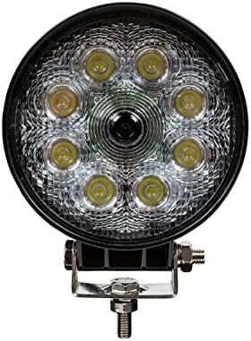 Buyers Products 8883110 Round Combination Backup Camera/LED Flood Light, for Work Trucks and Vans, Off-Roading for ATVs and UTVs, Lightbar Accessories, Clear