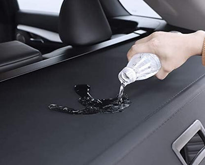 No drilling screw Retractable Cargo Cover Compatible with 2010-2016 Cadillac SRX , Rear Privacy Screen Car Storage Trunk Luggage Tonneau Security Shade Protector Anti Theft Shield (Carbon Fiber Style)