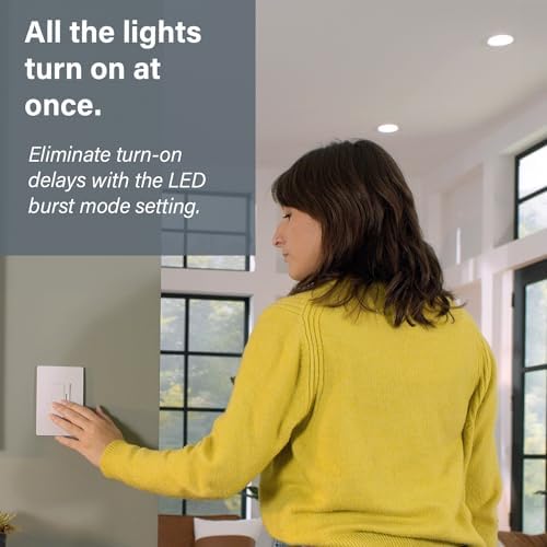 Legrand Radiant 150W LED Dimmer Light Switch 3-Way Rocker Nickel 1 Pack