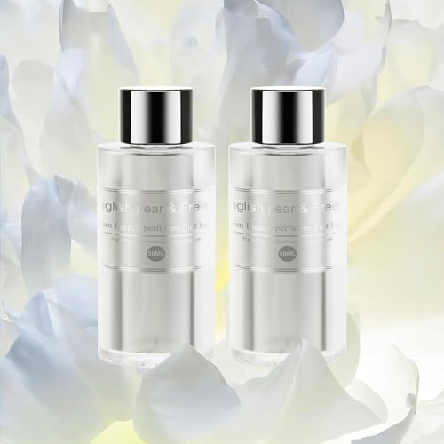 Amor Lyris 2 Packs Essential Oil Refill for Smart Car Air Freshener, 3.5OZ Car Diffuser Refill, Aromatherapy Perfume Refill (4-8 Months Use), Natural Plant Extracts, Freesia