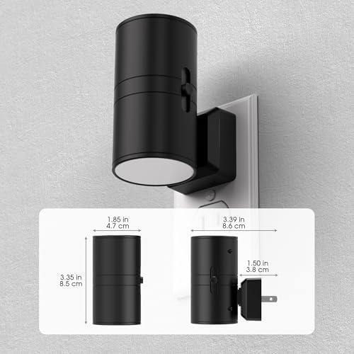 Briignite Night Lights Plug into Wall, Modern LED Night Light Plug in