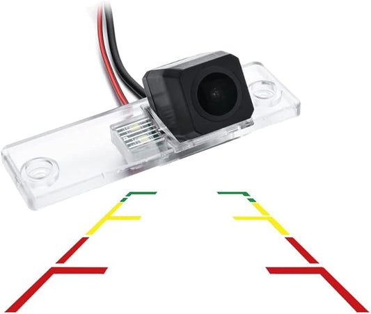 Vlicevrn HD Fisheye Vehicle Car Rear View Camera Night Vision Backup Parking Camera for Toyota 4Runner N210 MK4 / Hilux Surf N210 / SW4 N210 MK4 / Fortuner/Innova (Full Fixed)