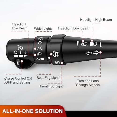 Nilight Turn Signal Switch Compatible with 2004 2005 2006 2007 Cadillac CTS