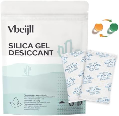 50 Gram (20 Pack) Silica Gel Packets, Desiccant, Moisture Absorbers