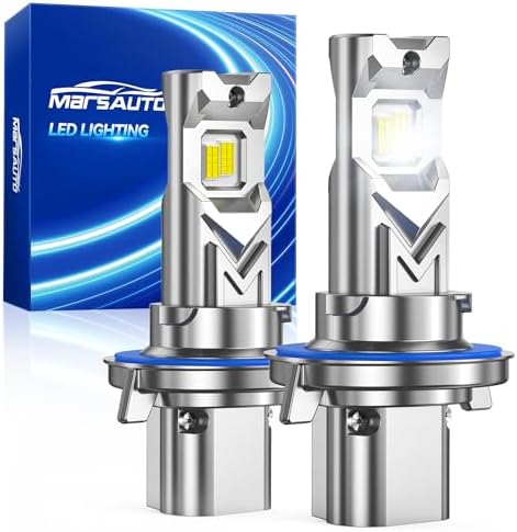 Marsauto M1C H13/9008 40000LM Fanless LED Bulbs, 6500K