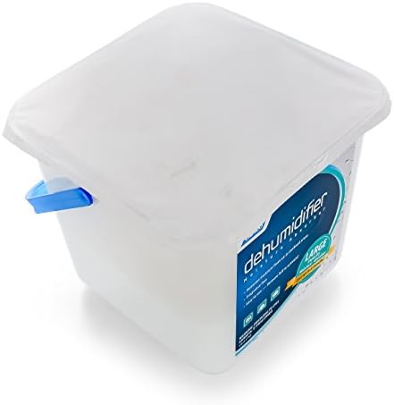 Camco Moisture Absorber Bucket - Features Fast-Acting Moisture-Absorbing Agent - No-Fragrance Beads – Use with RV Storage, Camper Organization & More (44282) (Pack of 4)
