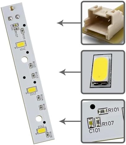 WISINY WR55X26671 Freezer LED Light Board for GE Refrigerator 5PCS