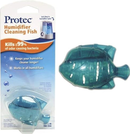 Protec Humidifier Cleaning Fish, Tank Cleaner, Fights Slime & Odor, Lasts 30 Days, 1 Count, Color May Vary