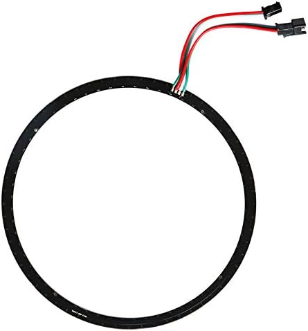 60 LEDs WS2812B 5050 RGB LED Ring Lamp Light Individually Addressable Full Dream Color DC5V with Mini Controller