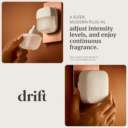 Drift Home Scent Diffuser Starter Kit in Ocean Mist - Adjustable and Long Lasting Diffuser Aroma - Clean Ingredients, Pet Safe