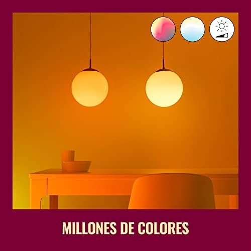 WiZ LED Smart Light Bulbs, Sunset to Sunrise Automation + Motion Detection + Control with Voice or App, Full Color A19 60W 800LM E26 Indoor, Matter Compatible - 1 Pack