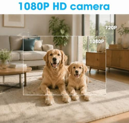 1080P HD WiFi Clock Hidden Camera, Wireless Indoor Security Spy Camera for Home Office,Surveillance Camera with Motion Detection & Night Vision, Remote Monitoring Nanny Cam for Baby Pet