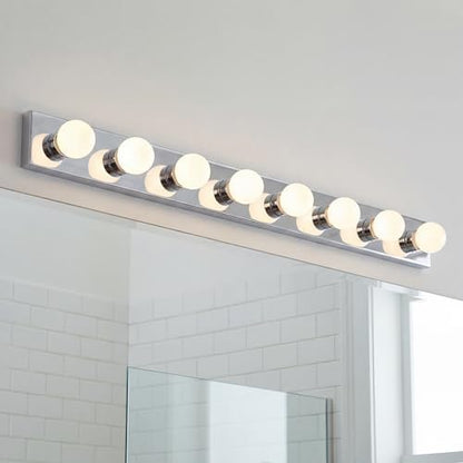 Kichler 8-Light Bathroom Vanity Light, Chrome