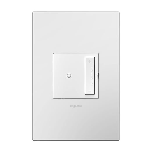 Legrand adorne with Netatmo Tru Universal Wi-Fi Enabled Smart Dimmer Switch in White, WNAL50W1
