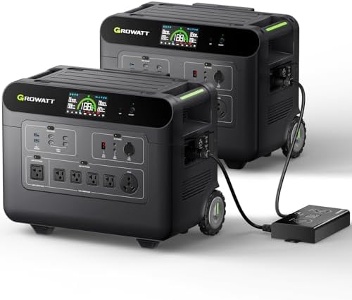 GROWATT HELIOS 3600 Home Battery Backup Combo with Double Voltage Hub