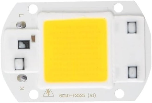 Home Bulbs, Pack of 6, LED COB Chip Lamp AC110V Smart IC No Need Driver Led Floodlight 10W/20W/30W/50W/70W/100W/150W DIY Chip Lighting(Warm White,Short chip 30W)
