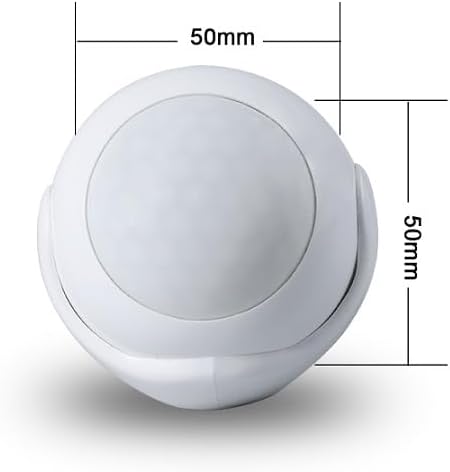 Zigbee PIR Motion Sensor, Human Presence Sensor,Requires Tuya HUB（Smart Home Gateway）, Linking Whole-House Intelligence，360° Detection Security Burglar Alarm Sensor Smart Life APP Control