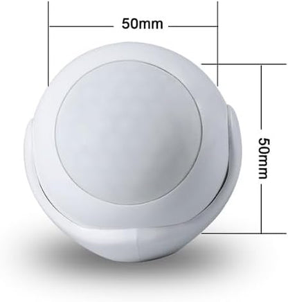 Zigbee PIR Motion Sensor, Human Presence Sensor,Requires Tuya HUB（Smart Home Gateway）, Linking Whole-House Intelligence，360° Detection Security Burglar Alarm Sensor Smart Life APP Control