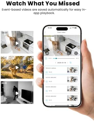 UCOCARE Mini Spy Camera No WiFi Needed, 4G LTE Mini Camera with SIM Card