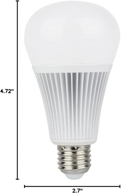 LGIDTECH DMX512 LED Light Bulb Miboxer 9W RGB+CCT Color Changing and Color Temperature Adjustable, Work with DMX512 Console Panel Via Milight DMX512 Transmitter (Sold Separately)