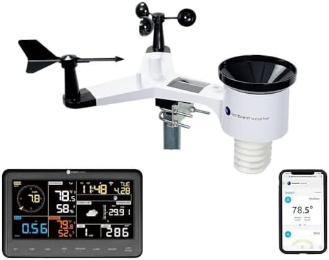Ambient Weather WS-2902 Wi-Fi Smart Weather Station with AWN+ Included