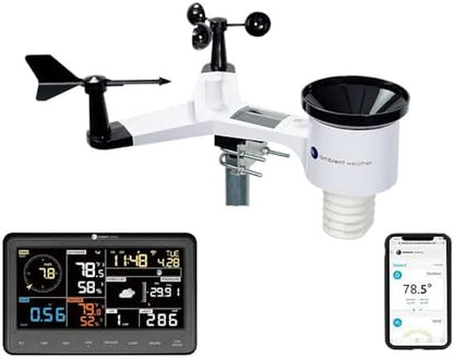 Ambient Weather WS-2902 Wi-Fi Smart Weather Station with AWN+ Included