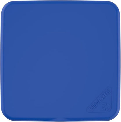 Rev-A-Shelf 27 Qt Under Sink Garbage Can Lid for Base Kitchen and Bathroom Cabinet, Replacement Plastic Trash Bin Lid Only, Blue, RV-1024-LID-22-1-40