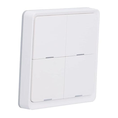 Semme 4Gang Scene Switch for WiFi 2.4GHz Home Controller with APP Voice Control