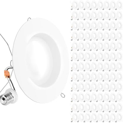 Sunco 96 Pack 6 Inch Retrofit LED Recessed Lighting Can Downlight, 13W=75W