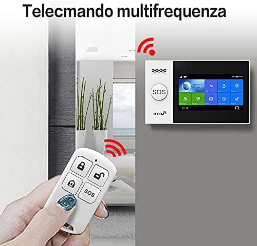 PGST Wireless Smart Remote Control Receiving Controller,with SOS Emergency Alarm Button,for Patients Disabled Elderly,Compatible with Alarm Security System Control Panel(PF50-1)