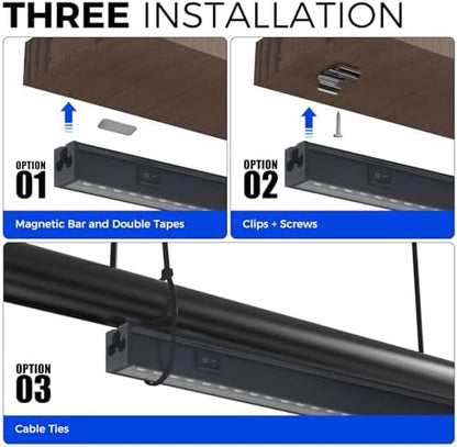 Barrina T5 Plant Lights, 4FT 160W (8 X 20W), 5000K, 8 Packs, Black Cover