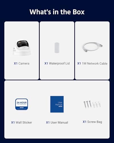 ANNKE 6MP PoE Security Camera Outdoor with Dual-Lens, 180° Filed of View