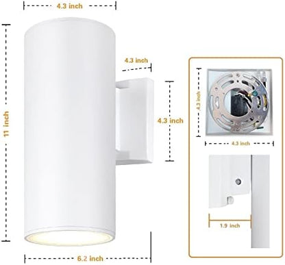Dusk to Dawn Sensor Outdoor Wall Light, Waterproof Exterior Lights