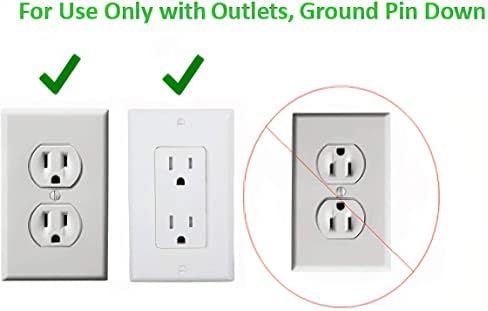 Sleek Socket Original & Patented Flat Ultra-Thin Outlet Concealer with Extension Cord Kit, Multi Outlets Power Strip, Ideal for Home Improvement, Hide Bulky and Messy Cords, 3ft (Pack of 2)