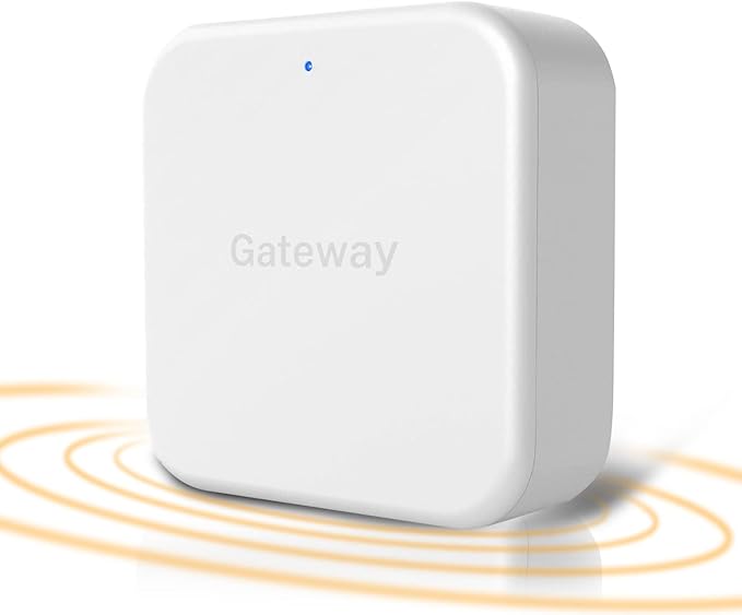 G2 Gateway for TT/DD Lock App, Gateway for Smart Door Lock with Remote Control, Only Work 2.4G Wi-Fi, Compatible with Alexa Voice Control