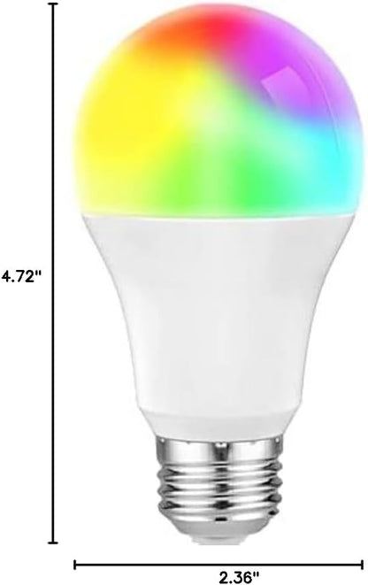 Zigbee RGBCW &CCT E27 Smart Bulb Compatible with Alexa,Google Assistant,SmartThings,ZigBee Hub Required 9W.