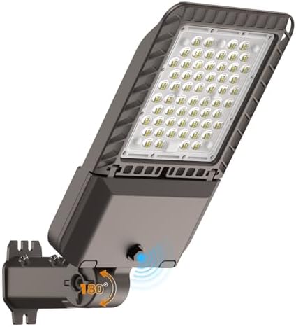 AIKVSXER 180W LED Parking Lot Light 45000LM Outdoor Street Lights 1 Pack