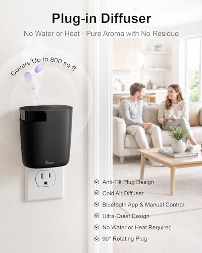 Waterless Plug in Diffuser,Essential Oil Plug in Wall Diffuser