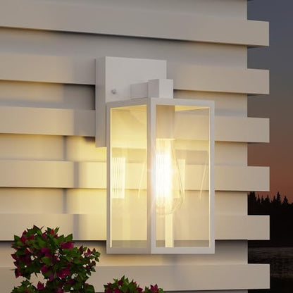 WIHTU Outdoor Front Porch Light Wall Mount, Exterior Lighting Fixture 1Pack