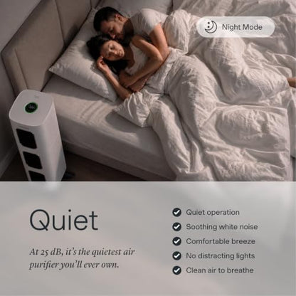 Air Oasis iAdaptAir 2.0 H13 HEPA Filter Air Purifier Reduces 99% of Viruses, Mold, Dust, Smoke, Pollen & Odors Quietest on The Market WiFi Compatible 3,975 Sq Ft of Clean Air