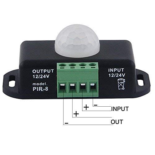 Sensky BS009 12V 24V PIR Sensor LED Motion Sensor Switch Motion Timer Function Sign Control PIR Controller LED Strips Lighting
