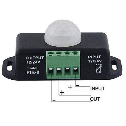 Sensky BS009 12V 24V PIR Sensor LED Motion Sensor Switch Motion Timer Function Sign Control PIR Controller LED Strips Lighting