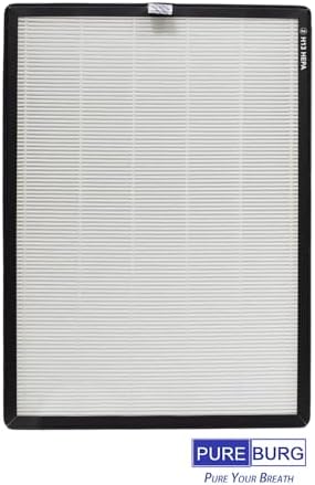 PUREBURG Replacement Filter Compatible with Smart Air SA600 Air Purifier, 2-Pack H13 True HEPA & Activated Carbon Filter For Air Clean Dust VOCs Odor