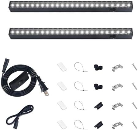 Barrina T5 LED Grow Lights, 1FT 10W (2 X 5W), 5000K Full Spectrum, 2 Packs
