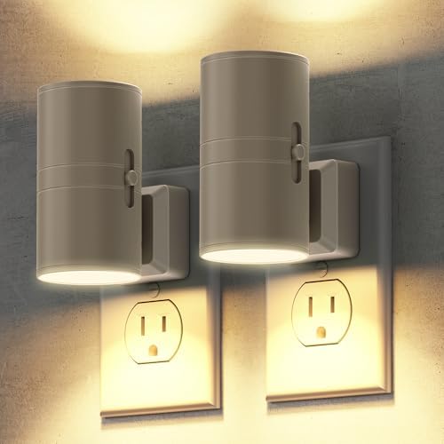 Briignite Night Lights Plug into Wall, Modern LED Night Light Plug in