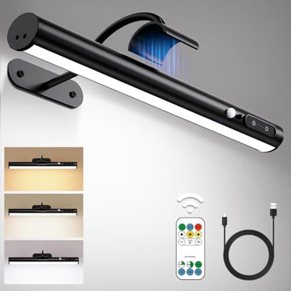 Hapfish Motion Sensor Battery Operated Wall Sconce,Wireless Picture Lights